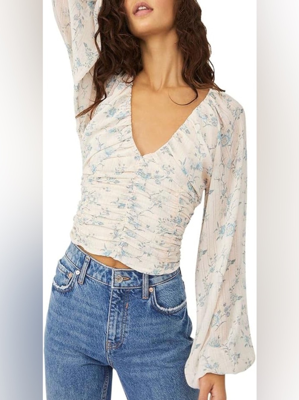 Free People | Final Rose Blouse In Vintage Combo Print - Boho Romantic Feminine